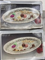 Silver-Plated Relish Trays