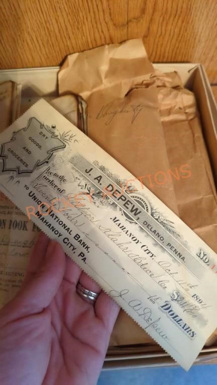 Antique war paper lot( bank notes and more)