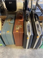 4 vintage briefcases