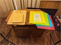 Eight Assorted Cutting Boards and Mats