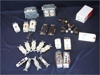 Large Lot Of Various Electrical Outlets & Supplys