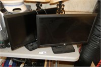 Pair of HP Computer Monitors