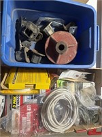 Flat of Misc. Window Seals, Nails, Screws and
