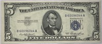 1953 Series $5 Silver Certificate - UNC