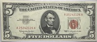 1963 Series $5 Red Seals - UNC