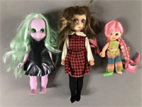 3pc Vtg Doll Lot w/ Emerald Witch