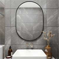 NEUWEABY Oval Bathroom Mirror Capsule