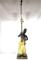 Mid-Century Blackamoor Figural Lamp