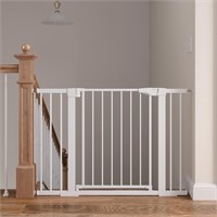 Baby Gate for Stairs  29 6  46  Pressure Mounted