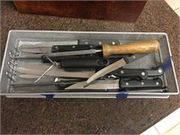 Kitchen Collection - Knives, Sharpener & Misc.