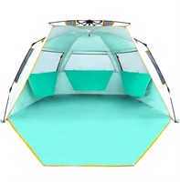 ($99) WolfWise 3-4 Person Easy Up Beach Tent