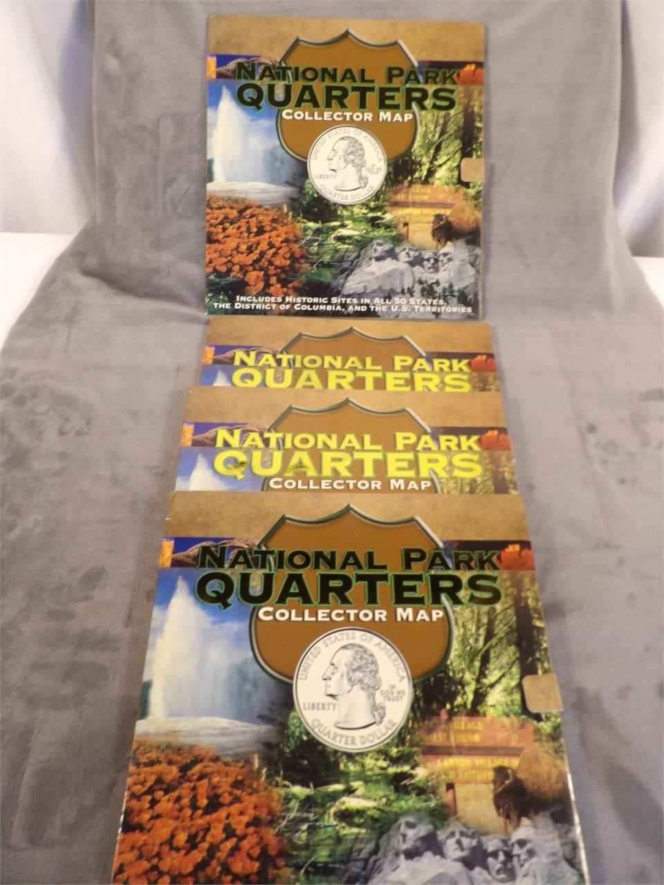 Lot of 4 National Parks Quarters Books