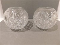 Crystal Rose Bowls