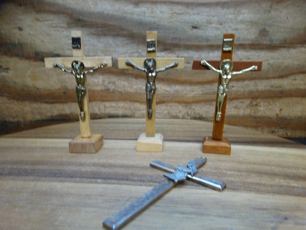 Vintage Sacred Heart League Crucifix Collection