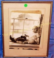 Photo Print, Baby In Window Sill: Hoyer Estate
