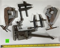 Vtg Bench,Twist&Parallel Clamps