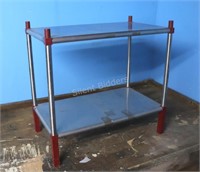 Stainless & Aluminum Coke Two Tier Sturdy Cart