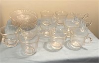 CANDLE WICK GLASSWARE PLATES CUPS AND MORE