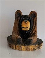 Bear wood Carving
