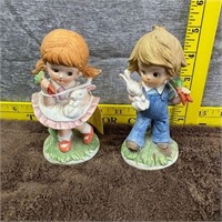 Vintage Home Interiors Boy & Girl