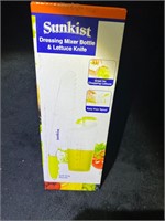 Sunkist Mixing Bottle and Knife