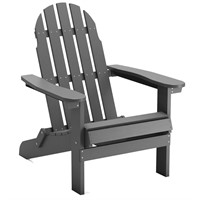 SERWALL Outdoor Adirondack Chair Wood Like All