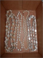 Jewelry-Group of 4-shell necklace, pearls