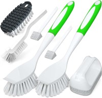 Holikme 5Pack Kitchen Cleaning Brush, Green