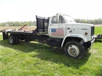 1981 GMC Top-Kick Diesel Flat Bed Truck, 20 ft.