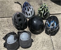Motorcycle & Bike Helmets & Knee Pads