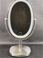 Double Vanity Mirror with Adjustable Lighting