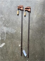 Pair of 32" Bar Clamps
