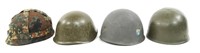 WORLD MILITARY COMBAT HELMET LOT OF 4