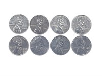 (8) 1943 Steel Pennies