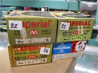 4 BOXES OF 12G AMMUNITION