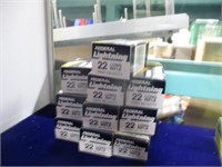 10 BOXES OF FEDERAL 22CAL. AMMO-50 PER BOX