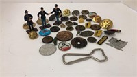 Miscellaneous military buttons pins and