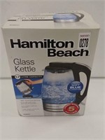HAMILTON BEACH GLASS KETTLE 1.7L