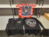 Laconia bike rally shirts sizes 3xl size l and