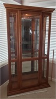 LIGHTED GLASS DISPLAY CABINET