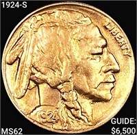 1924-S Buffalo Nickel UNCIRCULATED