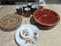 Miscellaneous plates and cups
