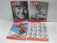Four Vtg Life Magazines