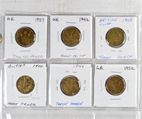 (6) UK COINS MIX