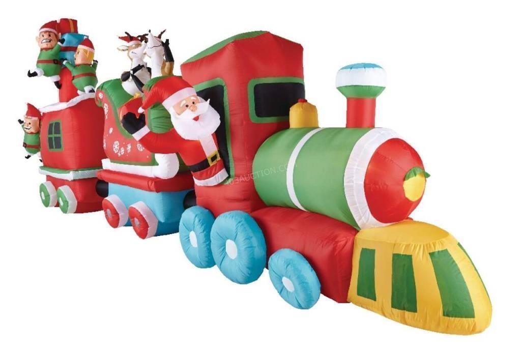 Gemmy 16ft Inflatable Christmas Train - NEW