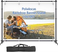 10 x 10ft Photo Backdrop Banner Stand Adjustable