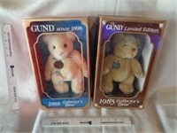 2 Gund Collectors Bears 1985 & 1988