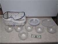 Avon Hummingbird Crystal Bowls & Plates