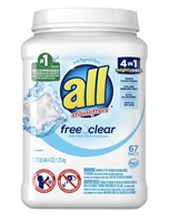 New 67 Packs of All Free Clear Stain Lifter