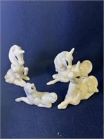 Set of 4 Small Figurines